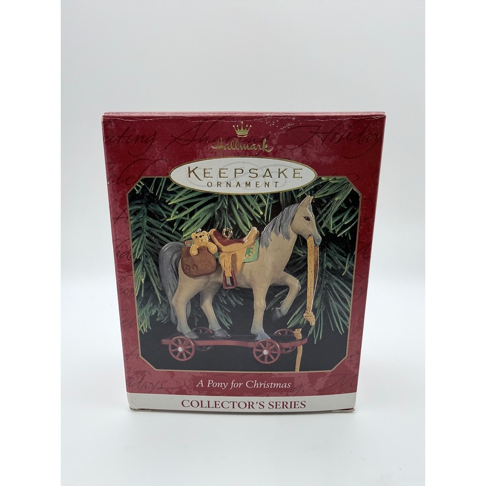 Hallmark Keepsake Ornament‎ A Pony for Christmas Collector's Series 1999